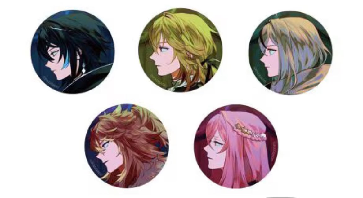 交換】OVER REQUIEMZ オバレク 缶バッジ 譲｜カイゼ、クロード、ノイル