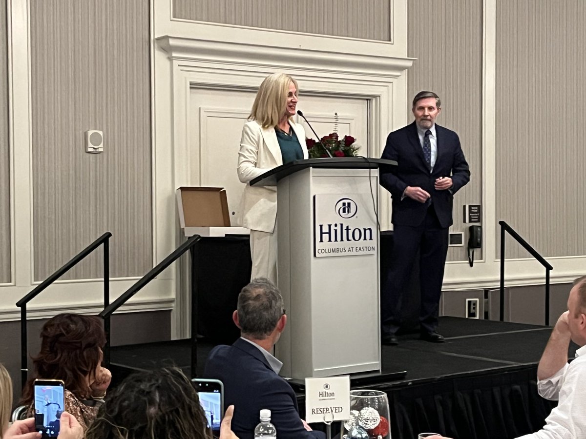 OHProsecutors's tweet image. 2025 OPAA Prosecutor of the Year, ⁦@JaneHanlin⁩. Well deserved!! Thank you and your family for the time you spend being engaged with this association.