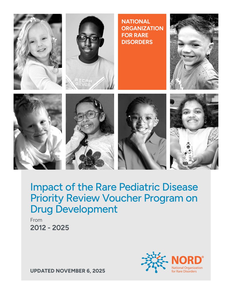 RareDiseases's tweet image. NORD Presses #Senate to Reauthorize Proven #PRV Program by Year-end:

New data shows the program yielded 63 treatments for 47 #pediatric #RareDiseases, 43 of which had no prior #FDA-approved treatments. Read more and take action: rarediseases.org/nord-urges-swi…

#ChildrensHealth