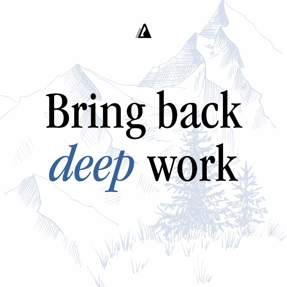 calebmer's tweet image. Remember when you could focus for hours?

We're bringing that back