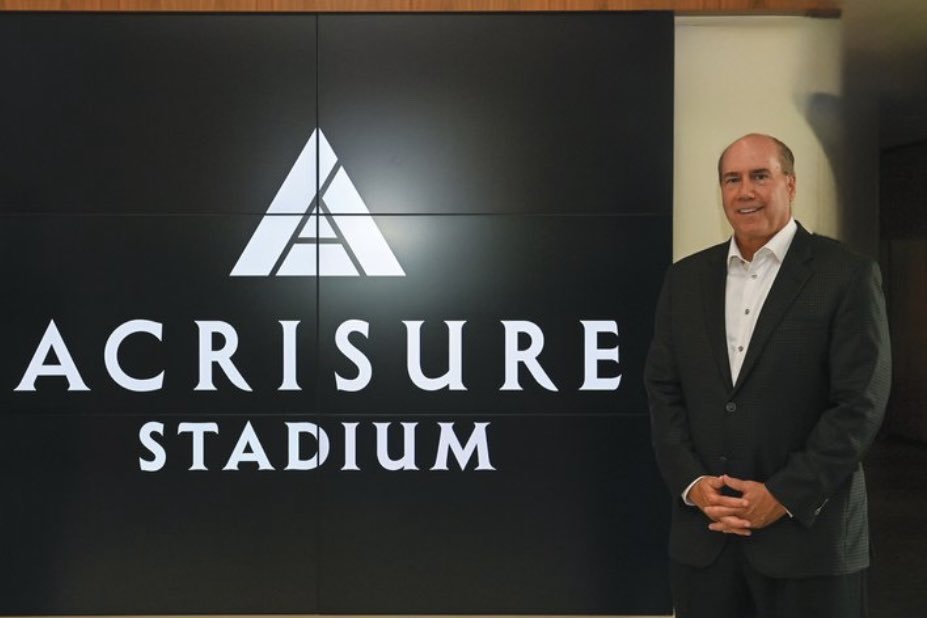 CedricGreeneFP's tweet photo. 🚨BREAKING: Sources have confirmed Acrisure will announce its $400M investment into MSU Athletics tomorrow, including a major stadium naming-rights deal. This is set to be one of the biggest moments in Spartan sports history. A new era is here. https://t.co/Que6jcAXDP