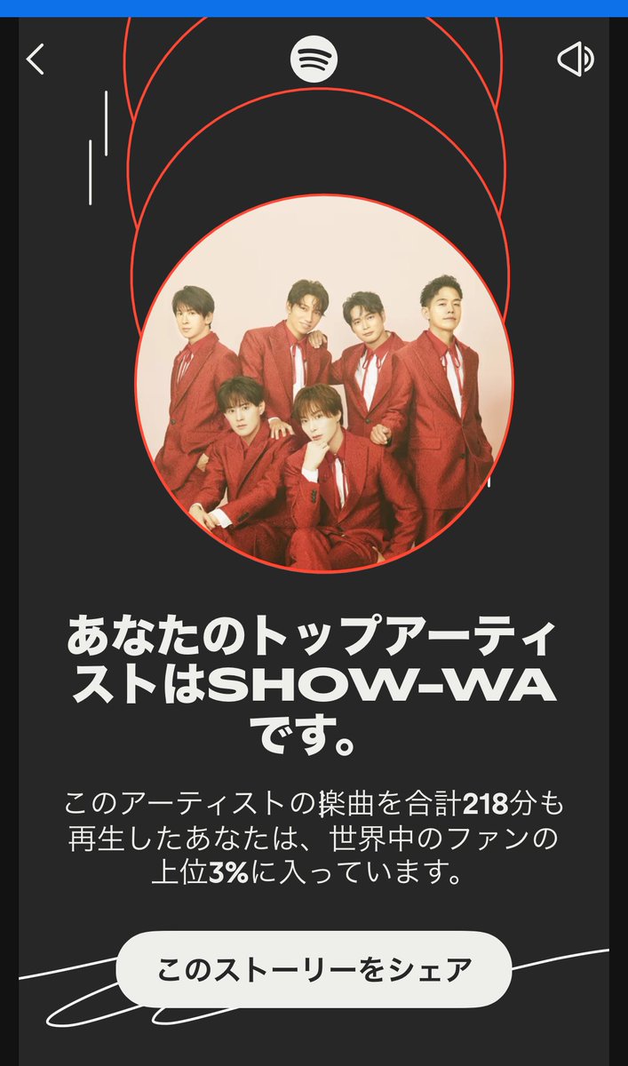 1010_ri's tweet image. Spotifyでもできました‼️
やっぱりSHOW-WAでした💎
予想もタップできます！
皆さんも見てみてください🥰

私ジャンルはシティポップが１位⭐️

#Ruby
#SHOW輪
#Spotify
