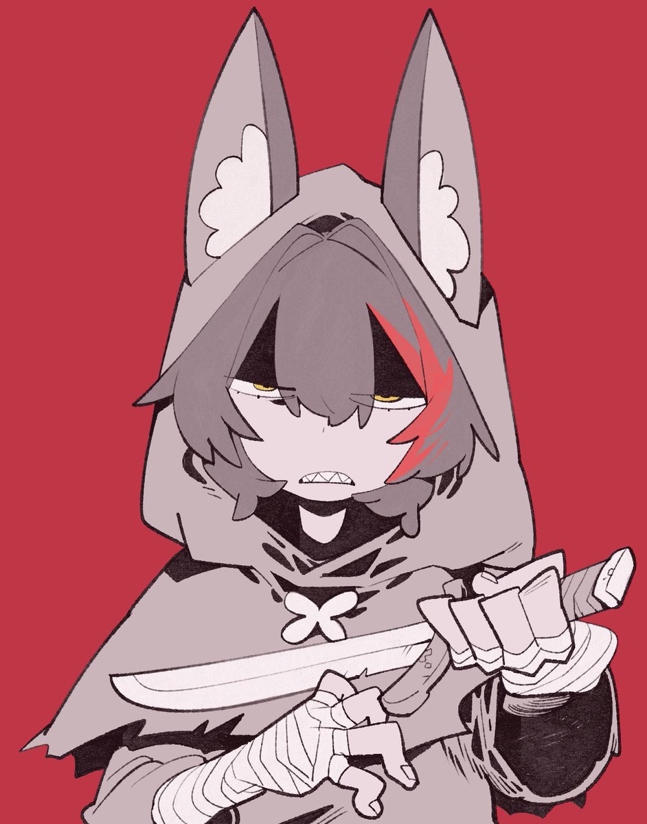 🐺🗡️ #みおーん絵