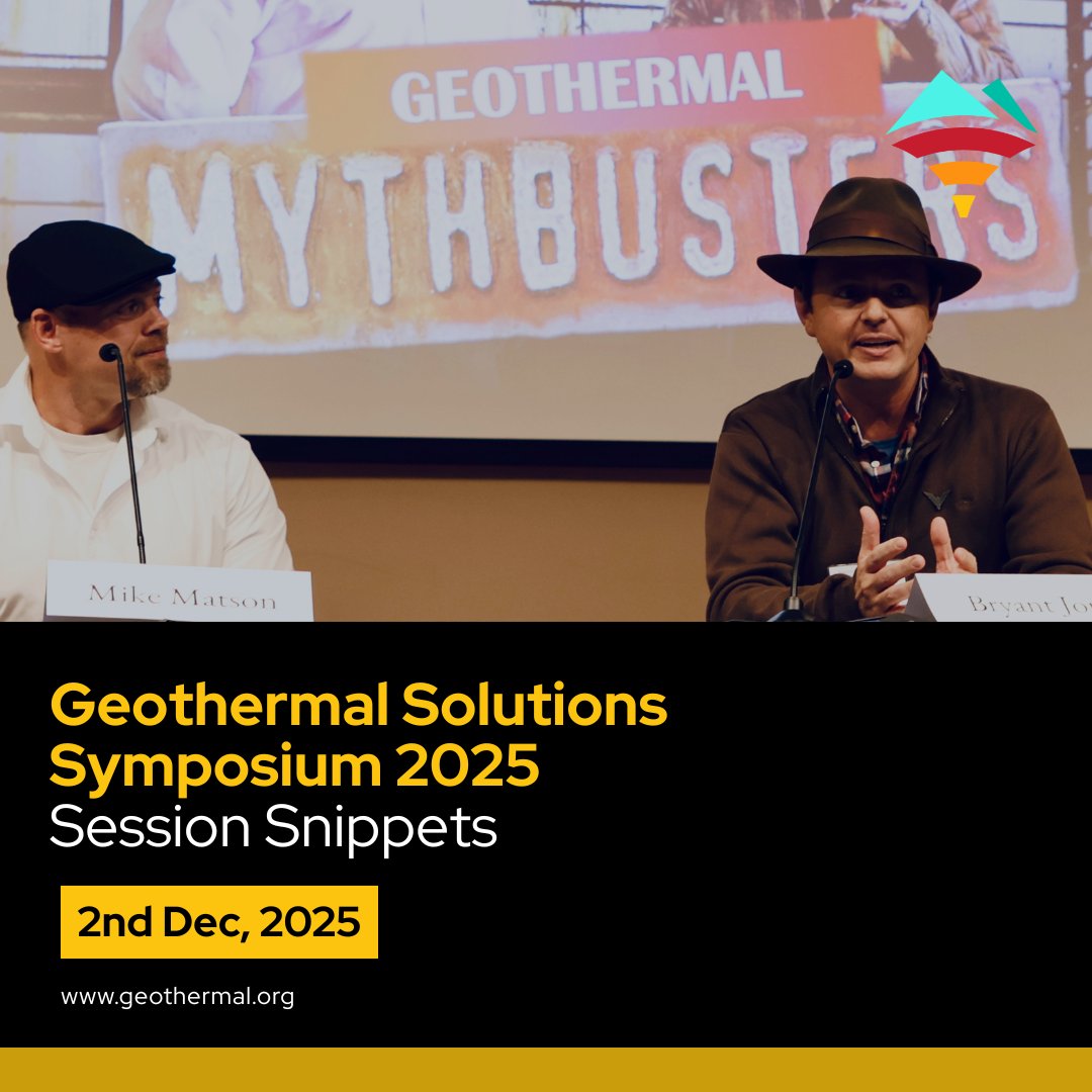 Geo_Rising's tweet photo. Bryant Jones, Executive Director of Geothermal Rising, joined Jessica Eagle-Bluestone, Tribal Community Engagement Manager of Geothermal Rising, to explore opportunities and discuss the future of geothermal solutions.
#GeothermalRising #GeothermalSolutions #IndustryLeadership https://t.co/rgHbh5cQ2l