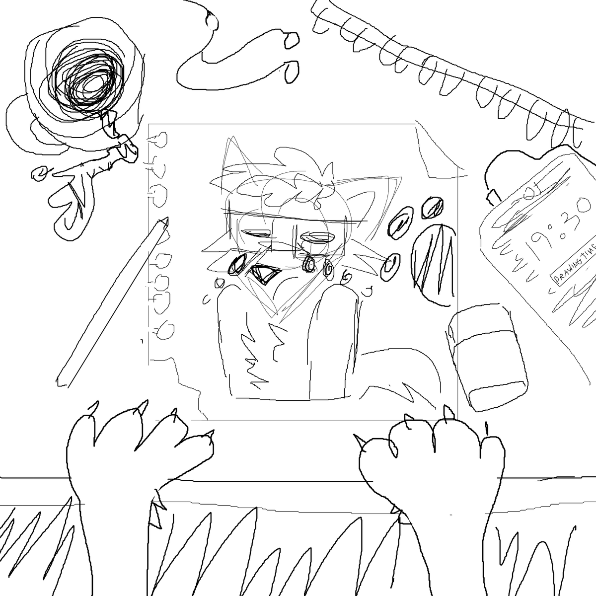 Loathewuf's tweet photo. day 8
Drawing

Everything I draw today looks off

#furry #wolf #furryart https://t.co/NELiYd2bP7