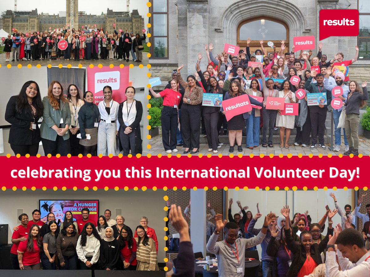 2025 was a year of change, chaos and camaraderie, and our legion of passionate volunteer advocates stepped up to the challenge 💪 resultscanada.ca/celebrating-yo…

Together we pushed to keep international assistance on Canada's agenda when it matters most, securing critical commitments to