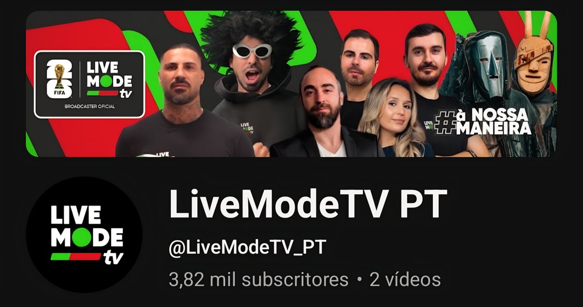 Novo projeto em que participo: vou estar entre os comentadores do Mundial de 2026 na LiveModeTV, totalmente grátis no YouTube.

Um gosto fazer, pela primeira vez, uma fase final de uma prova de seleções enquanto comentador. 🎙
