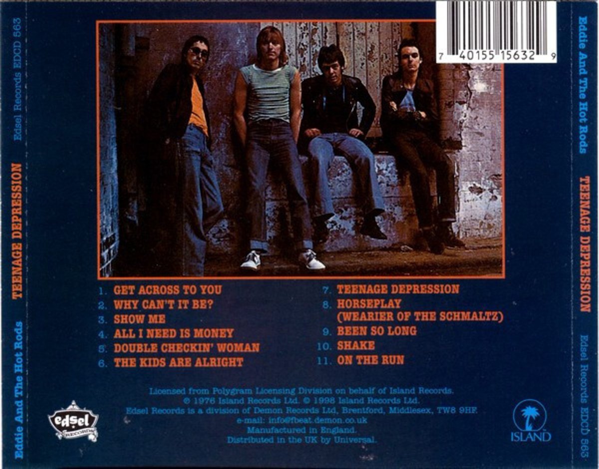 英国ロック/パンクロック 「EDDIE AND THE HOT RODS」 1976年作品1st