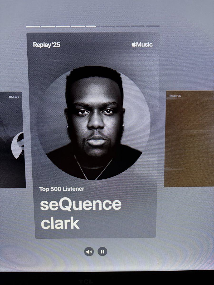 TattedJB's tweet image. I knew I played @sequenceclark a lot, but too 500 listeners? 🫡  to one of the dopest out