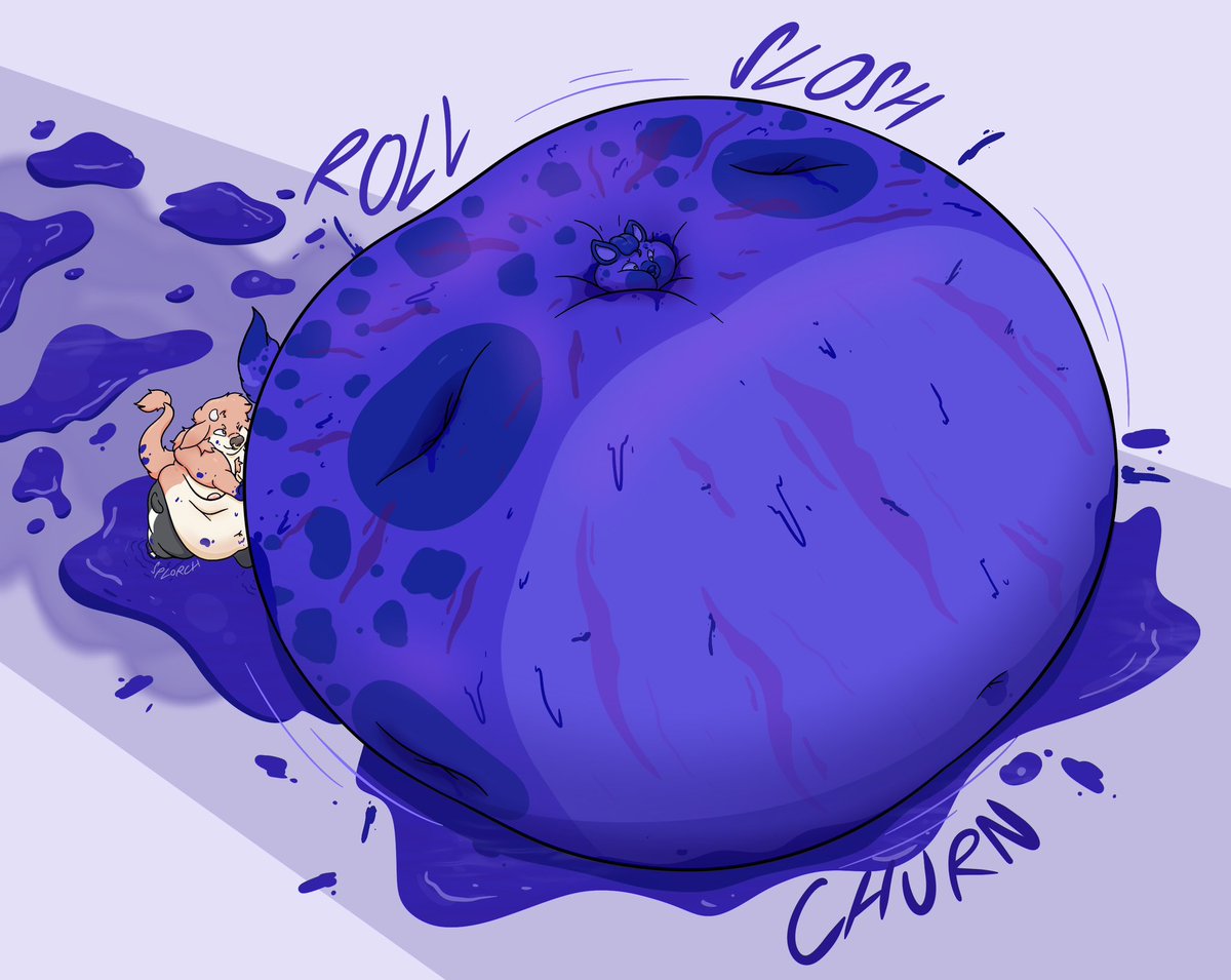 greedy berries get rolled to the juicer