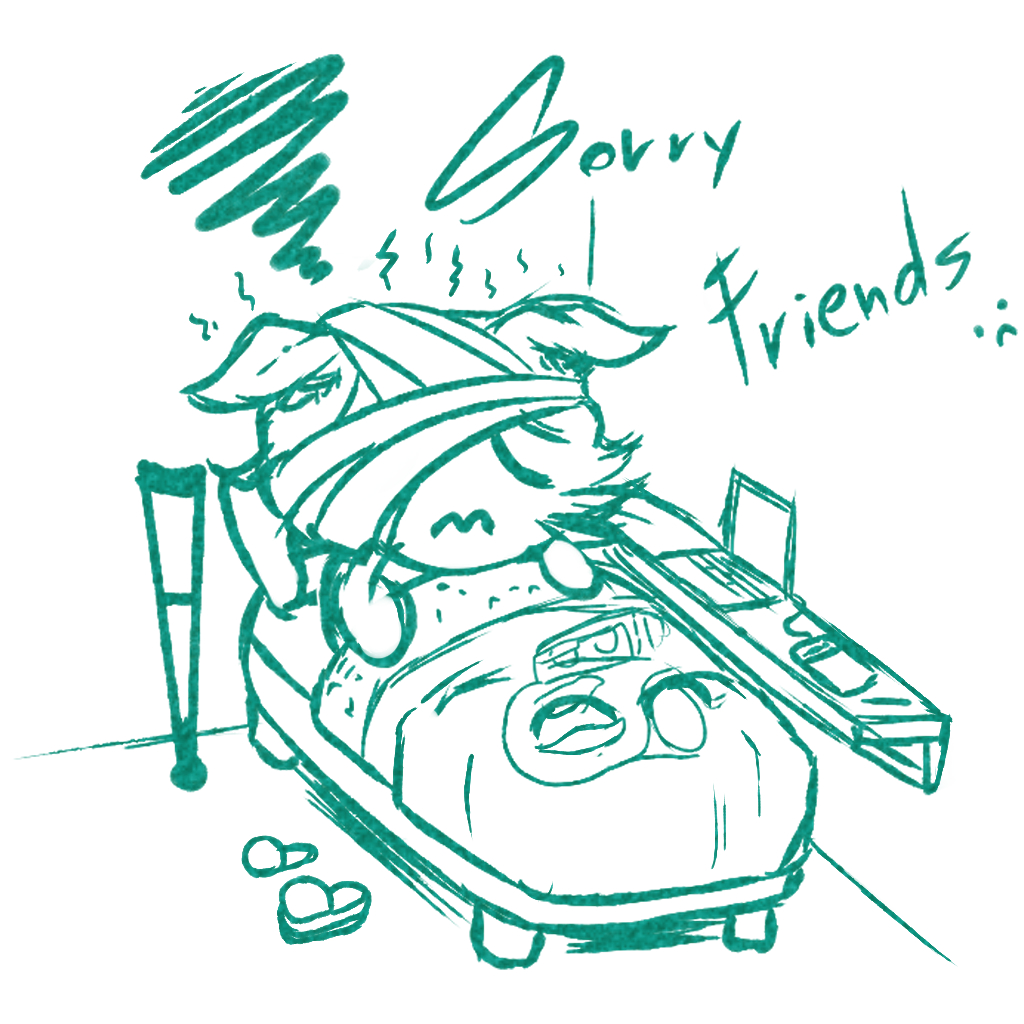 Announcement

Hello community.
To be honest with you, I’ve spent the last 5 days in bed, unable to move except to shower sitting down or go to the bathroom. I’m very sick. I’ve been dealing with a lot of pain from my degenerative illness, as well as strong and mild epileptic