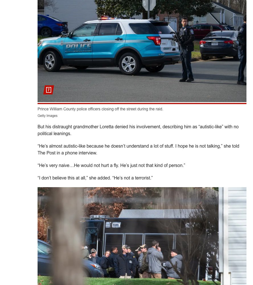 KyleSeraphin's tweet photo. Check my math:
1) Criminal Mastermind (evaded the FBI for 4+ yrs)
2) Spaced out his component purchases over 15 months (used his own credit card)
3) Had materials for 6 bombs, dropped 2 (never did it again despite great success)
4) No indication where he got the BOMB part of the bomb (black powder) 
5) Caught on camera waving to Law enforcement 
6) Carried his own cell phone for his crime 
7) Used his OWN phone during the commission of the crime
8) Drove his OWN car with his OWN license plate showing into DC where there are dozens of License Plate Readers
9) Is an autistic loner who lives in his mom's basement 10) ... And he is a black male who initially placed his bomb outside the Congressional Black Caucus Institute. 
11) Found a few weeks after Blaze Reporter makes multiple connections to the US Government/USCP
12) Has NOTHING to do with the FBI's early persons of interest who just HAPPEN to live next to the person Blaze ID-ed independently 4 years later

but

13) Doesn't implicate a government conspiracy, has no connection to power, no obvious political reason, and explains NOTHING ABOUT WHY THE OFFICERS DIDN'T RESPOND NORMALLY, THE USCP OFFICERS FOUND THE BOMB AT THE DNC in UNDER 12 MINS, WHY USCP HAS BEEN FREAKING OUT ABOUT THE BLAZE, THE FIRST EVER "PUPPIES ON VIDEO" ALIBI for a CURRENT CIA EMPLOYEE....

What did I miss? Cause the neighbors say no.