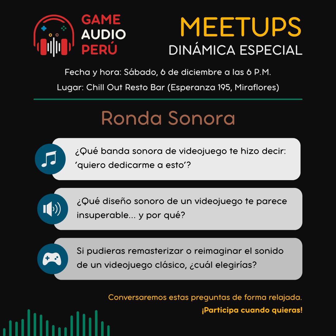 Game Audio Perú tweet media