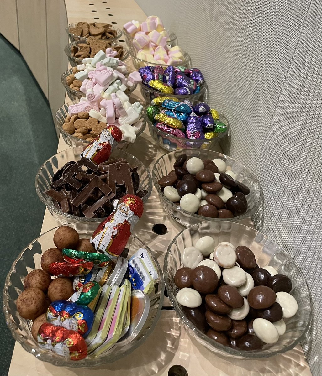 Het leuke van werkavonden in deze tijd van het jaar… (geen positieve gezondheid, maar het wordt wel altijd positief ontvangen)