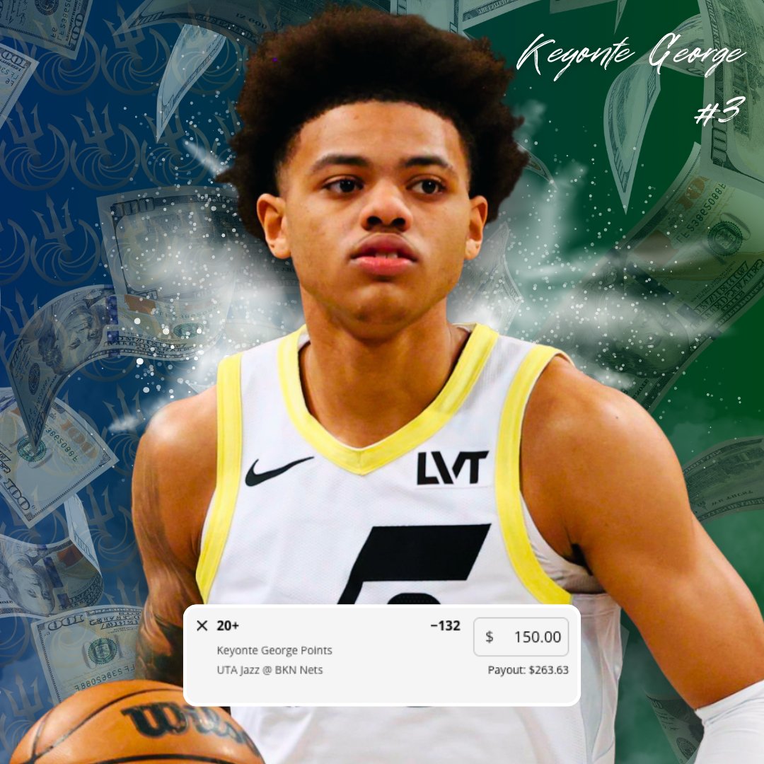 Trident_DFS's tweet photo. NBA PLAYER PROPS - December 4 🏀 

🎯 Keyonte George "O" 19.5 Points

🎲 -132 (DraftKings)

📈 2.19% +EV (1.50 Units)

DubClub gets it first 👇
https://t.co/TJ6bmrzxA3

LIKE ❤️ if you're tailing 🚀

#GamblingTwitter | #SportsBetting https://t.co/PrzZcgBhv5
