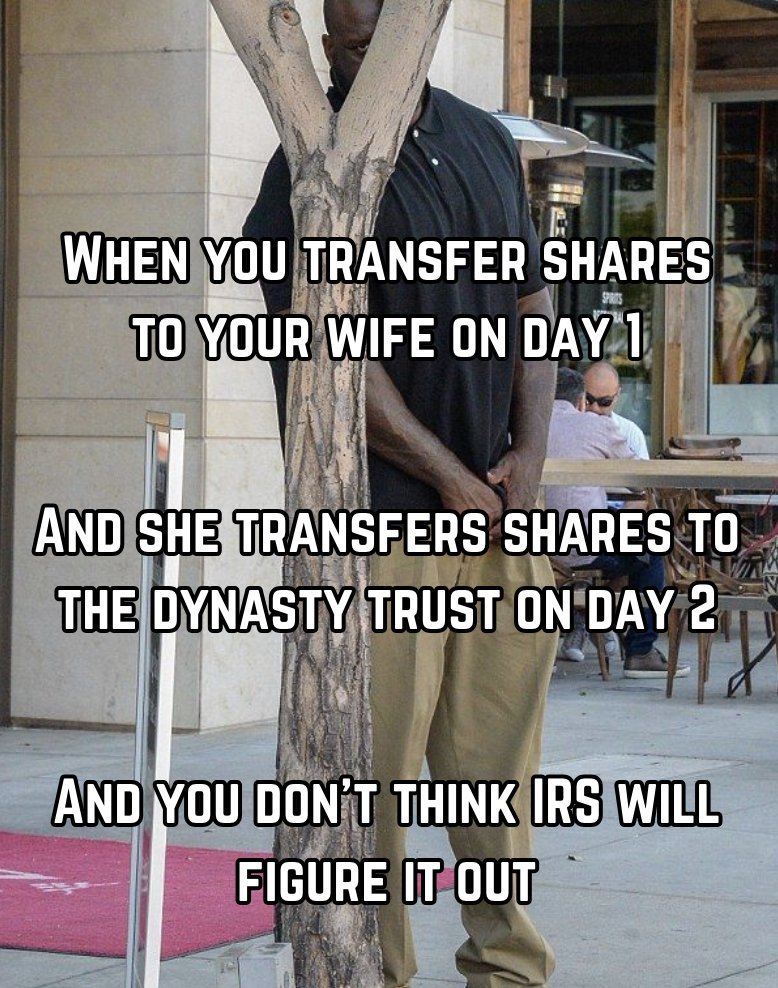 I just had the pleasure of reading Smaldino v. Commissioner, T.C. Memo. 2021-127. People are silly. Short illustration of substance over form and step transaction doctrine in tomorrow's blog.
