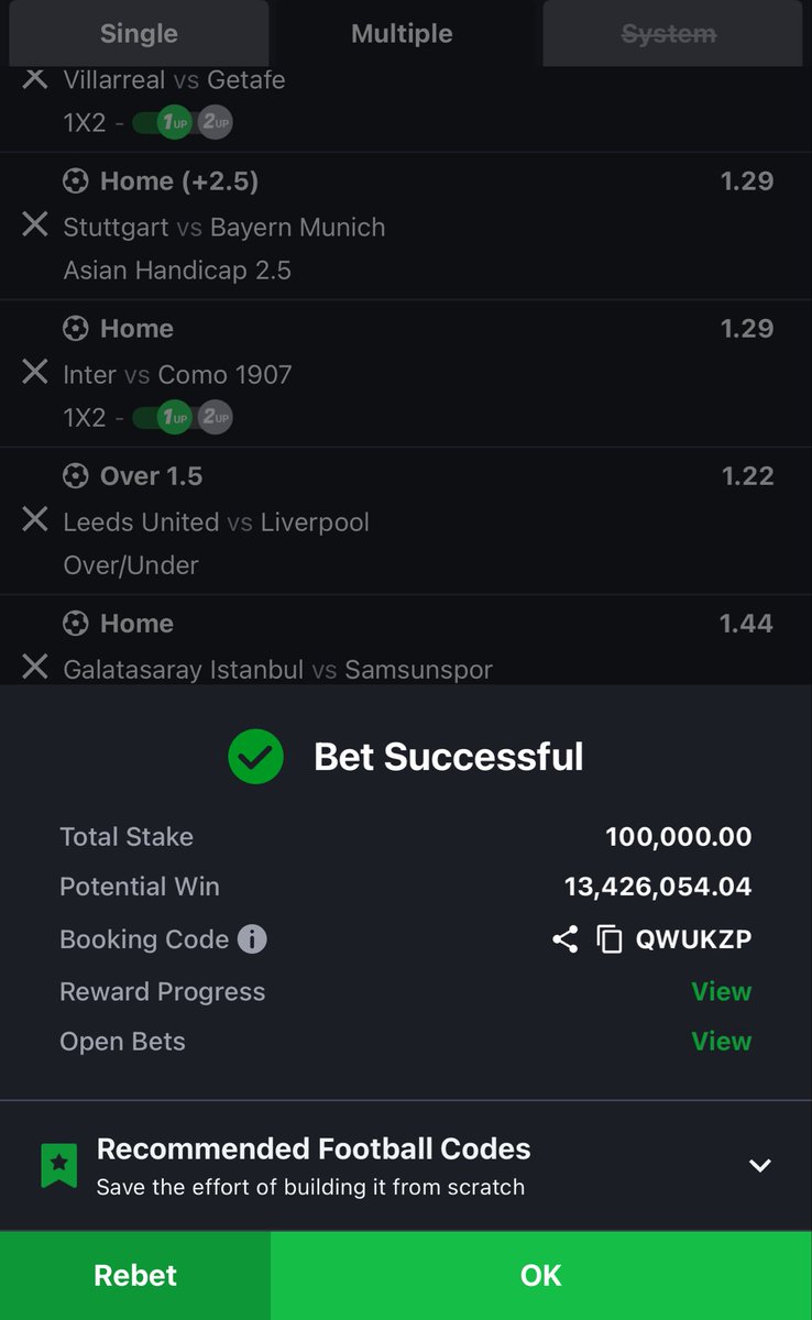 Cashoutkingbet's tweet photo. QWUKZP 🔥🔥🔥🔥
113 ODD 

Bet responsibly. 

Good luck 🤞 

+18

Retweet to WIN… https://t.co/L3hiNfyxJF