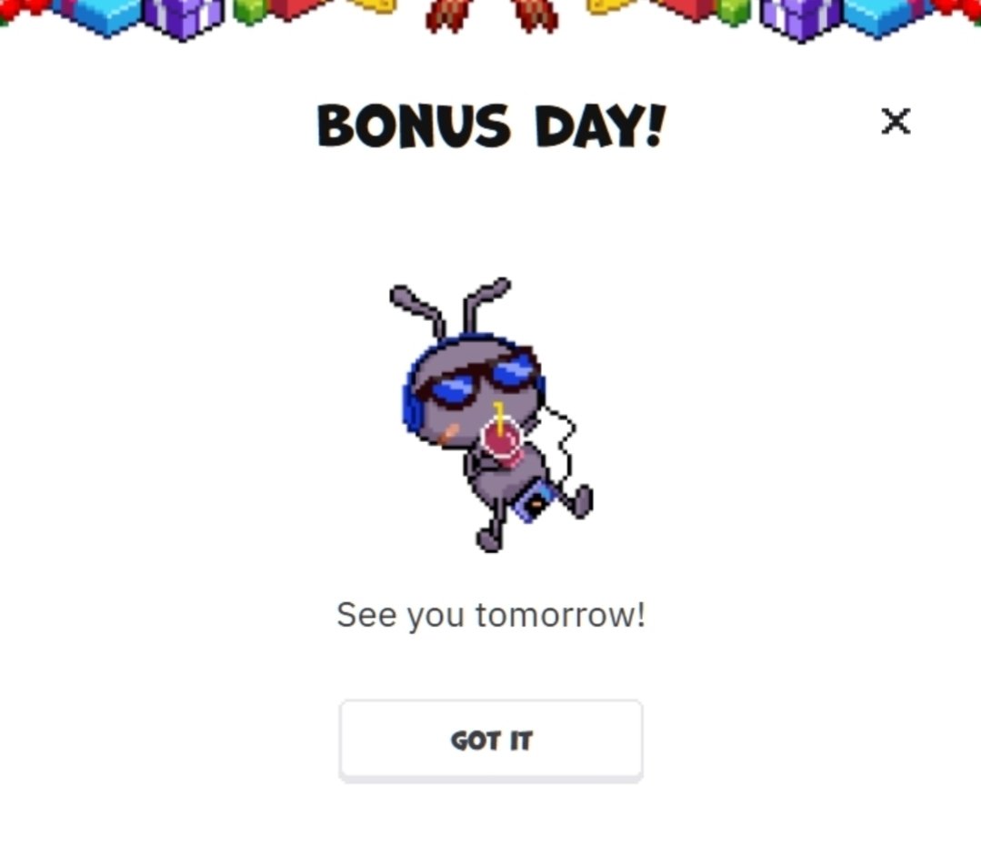 teemomeeto's tweet image. 다들 밈코어 크리스마스 이벤트 4일차 미션하셨나요! @MemeMax_Fi

대놓고 딸깍만 하면 되는 날먹데이니까 귀찮아도 빼먹지말고 지금 바로 꼭 합시다! 

그나저나 빙판길이 좀 있는 데 다들 조심하시구 금요일도 화이팅합시당 🫡