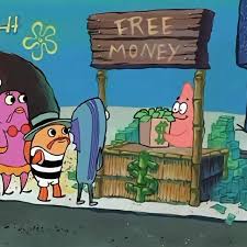 On February 24th 2001, SpongeBob produced the greatest business decision of all time while proving Mr. Krabs and Squidward wrong for laughing at it.

Within minutes of opening, about 50,000 customers crowded in line for a pretty patty, and Patrick is seen giving away money