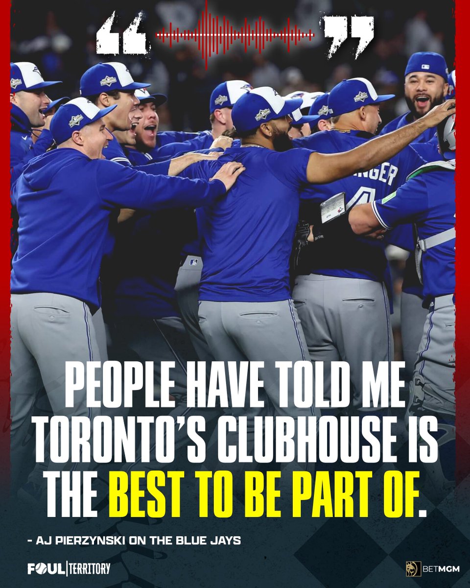 FoulTerritoryTV's tweet photo. The Blue Jays are building something special. https://t.co/3OrZQM8Bxx