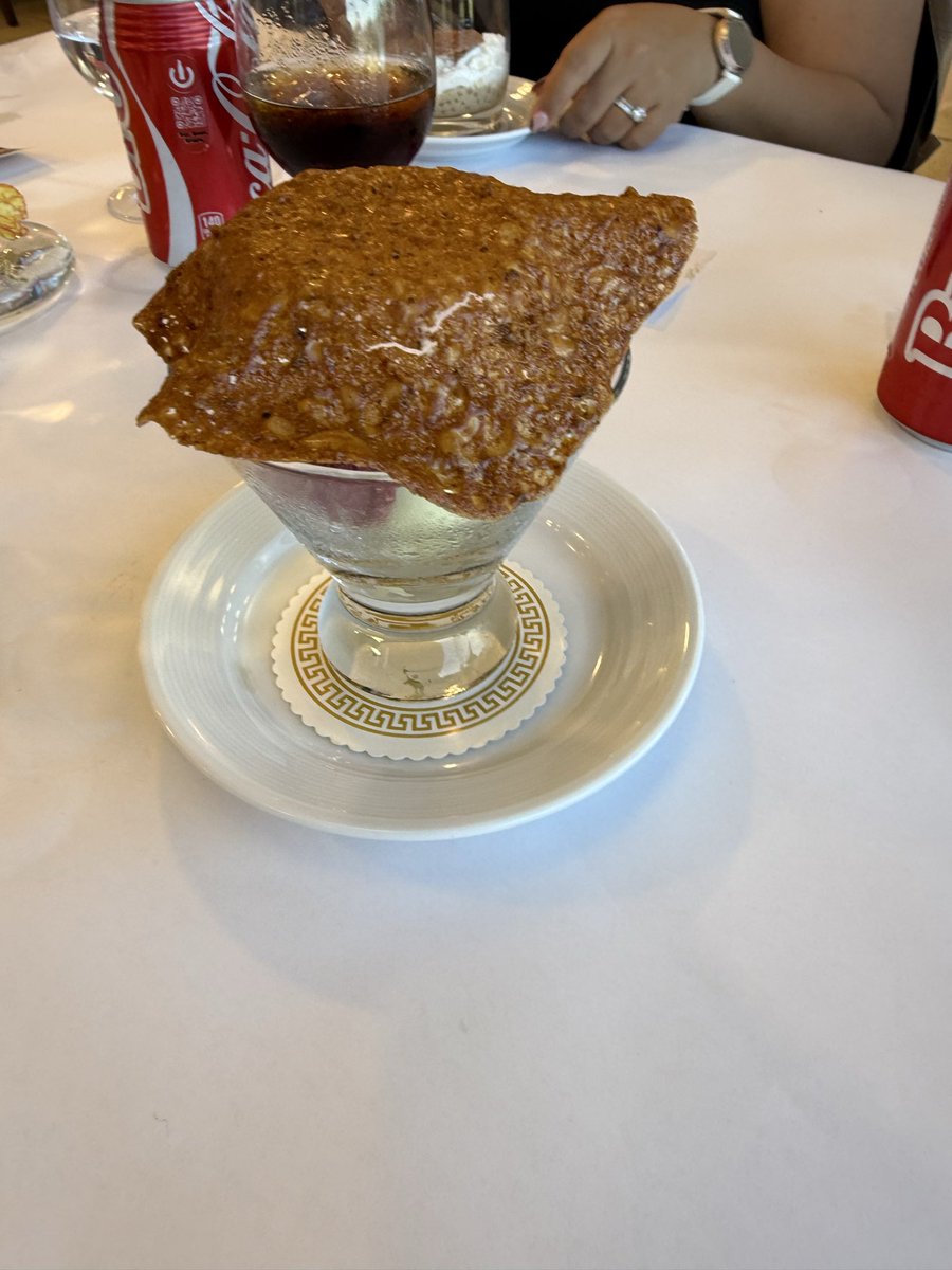 And of course dessert l.