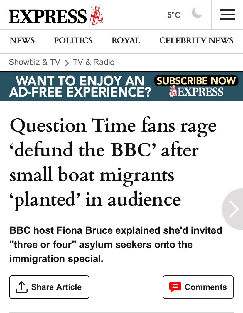 The Express is furious about this because when you show those who repeat anti-immigration rhetoric the real human stories their narrative collapses. 

The “immigrants” are people. Our friends, colleagues &amp; family. And this nation of neighbours is what makes Britain great.
