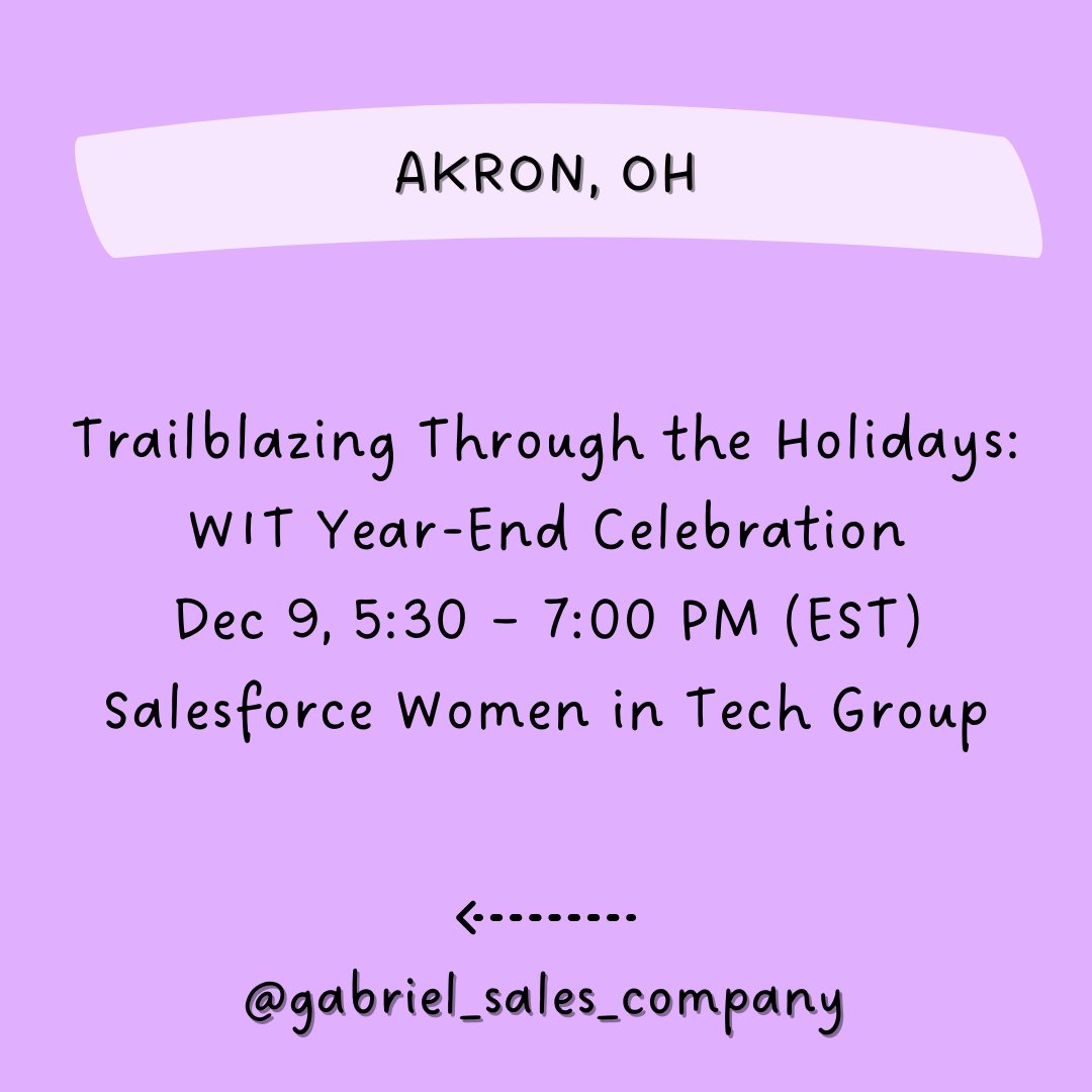 GS_Social's tweet image. Discover the power of the Salesforce platform with free networking and educational resources!

Join meetups and virtual events—local, and global. 

Register at trailblazer.me

DM for help! @CarolSpringer

#Salesforce #TrailblazerCommunity #SalesforceEvents