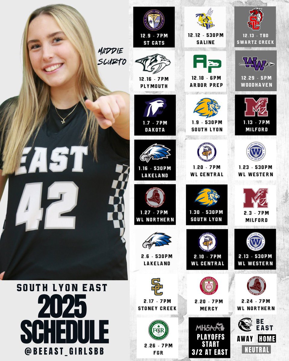 South Lyon East Girls Basketball tweet media