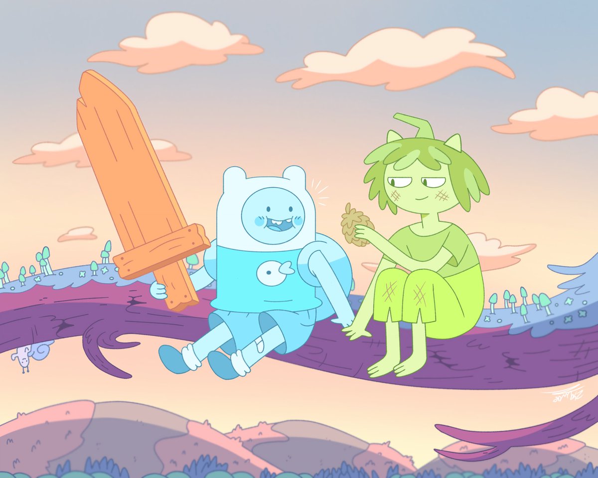 FinnMer12099379's tweet photo. Anyways, here’s some real art I made for the new season of Fionna and Cake https://t.co/clUtOUFX6V