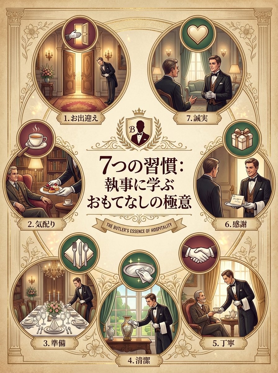 ButlerConcierge's tweet image. 本日朝9時からの執事の朝礼ライブは、執事が教える「おもてなし上手になれる7つの習慣」です。ぜひ、YouTubeライブにお越しください。

【公式】執事が教える富裕層・ホスピタリティ・おもてなしの本質 |  BUTLER TOKYO youtube.com/@butlerconcier… @YouTubeより