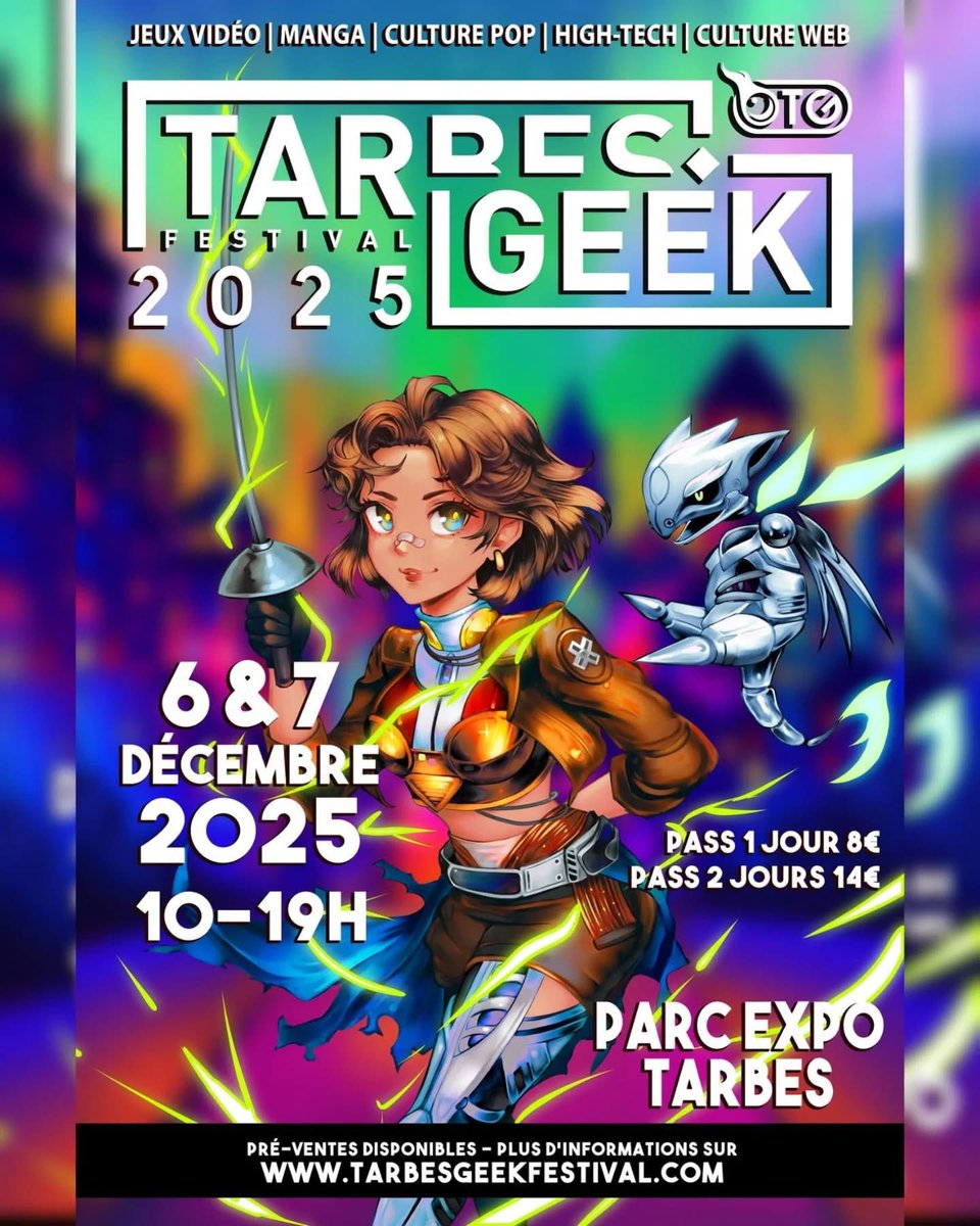 KalikaGraphisme's tweet image. Et ce weekend on sera à la Tarbes Geek festival avec le stand pour le dernier événement geek de l’année ! #Geek #manga