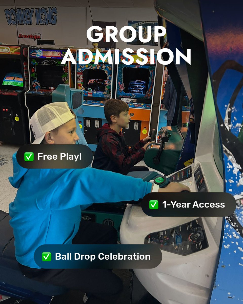 pinballpa's tweet photo. $90 for 2 tickets. $0 for quarters. 12 hours of epic gaming. The math is simple!
Book your NYE tickets NOW! https://t.co/ctHjOBoTBt
#NYEFun #GroupDeal https://t.co/CVyx2tJFol