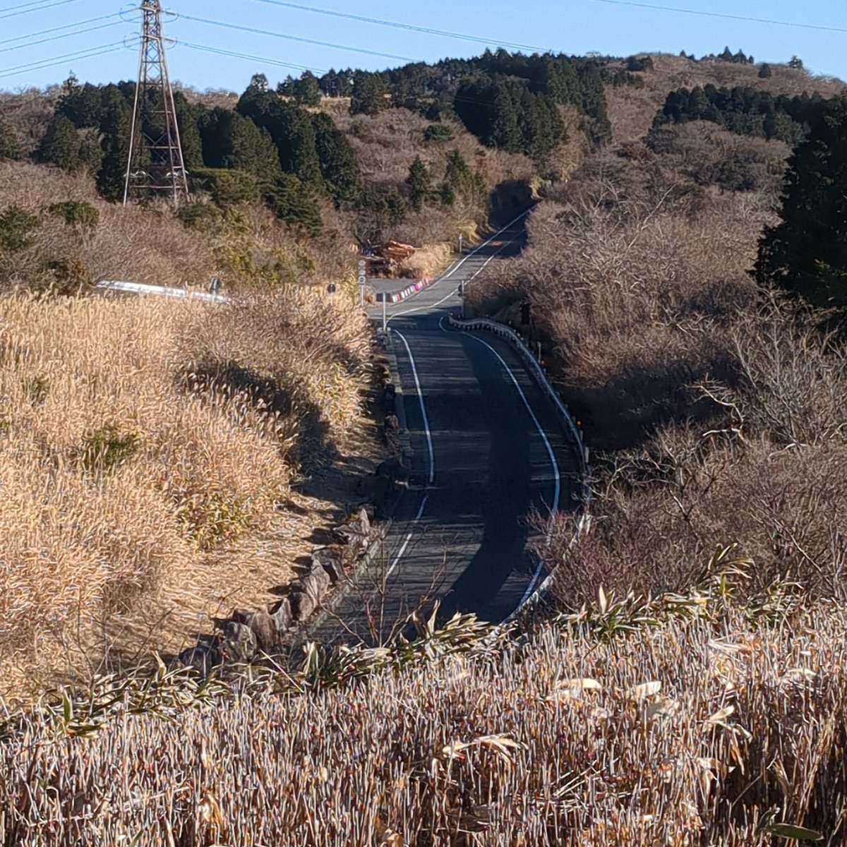 アネスト岩田ターンパイク箱根 12月5日(金)8時30分の道路状況(大観山
