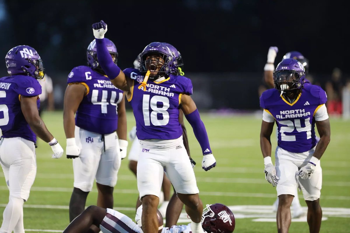 After a great conversation with <a href="/DeLockett/">Coach De'Von Lockett</a> 
I’m extremely blessed to receive an offer from North Alabama !