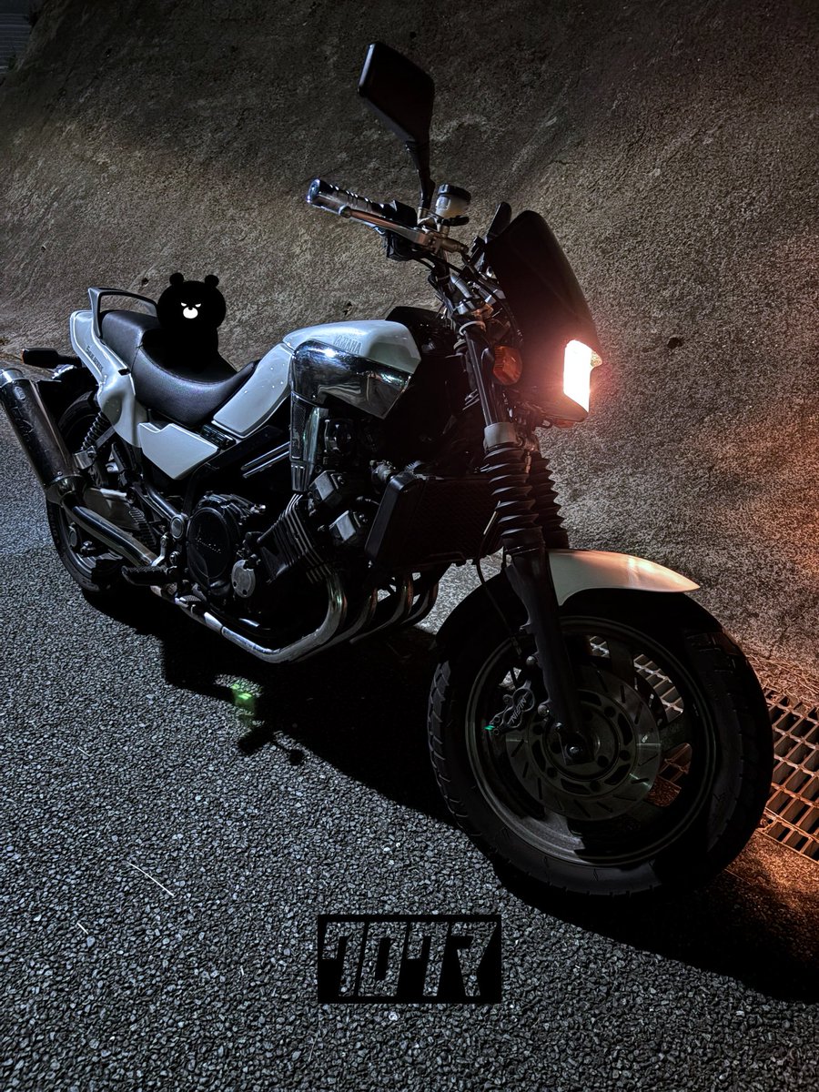 夜乗りw #FZX750 #太足 #fazer #fazer700 #ナナハン #ドラッガー