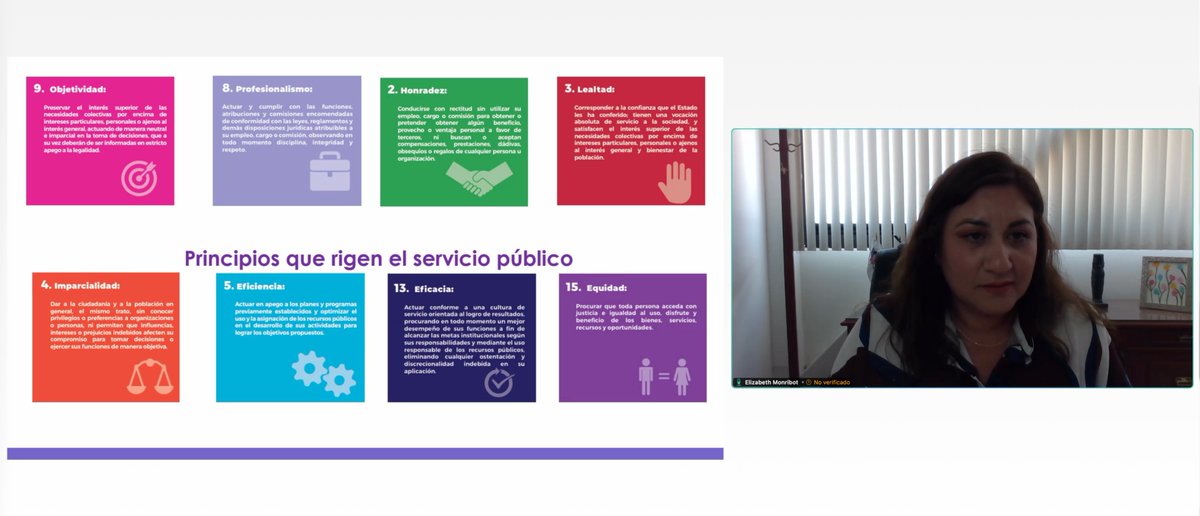 IEEHidalgo's tweet image. 📌 #IEEHInforma || Como parte de las actividades para el fortalecimiento de un servicio público ético e íntegro, el personal que integra el #IEEH recibió la a conferencia “Ética en el Servicio Público”, impartido por la Lic. Evelia Elizabeth Monribot Domínguez, Comisionada del…