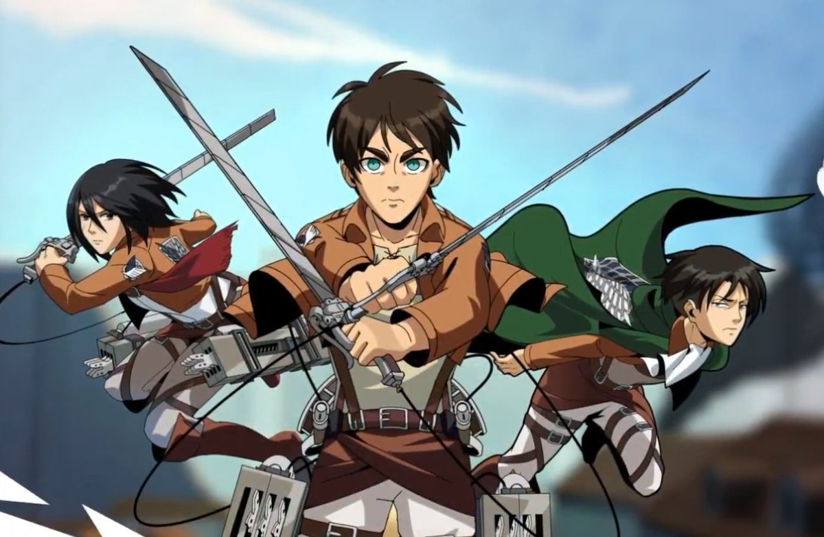 Slow00Motion's tweet image. SHINZOU WO SASAGEYO! ✊⚔️

Ready to dedicate your heart? I'm giving away the full Attack on Titan squad (Eren, Mikasa, &amp;amp; Levi) to one winner!

How to win:1️⃣ Follow &amp;amp; Like 2️⃣ RT this post 3️⃣ Tag a fellow Scout

Drawing a name on Dec 12th during the stream. Don't miss it!…