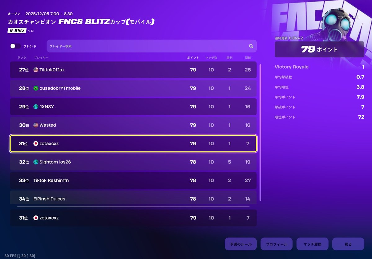 アメリカ中部モバイルスキン大会ゲット！
お前らが朝寝ている時俺はモバイルの為に練習している。