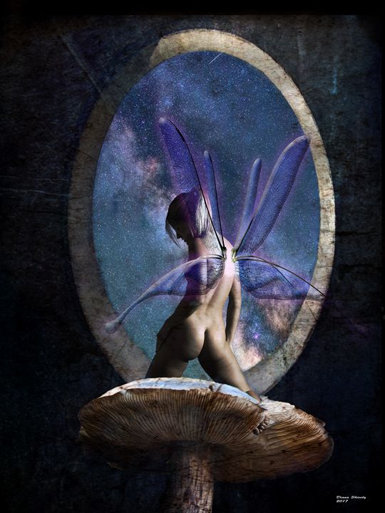 dmshive's tweet photo. Art of the Day! "Night time nude fairy". Buy at: https://t.co/tmdssnCf2n https://t.co/7yWpiHAwi0