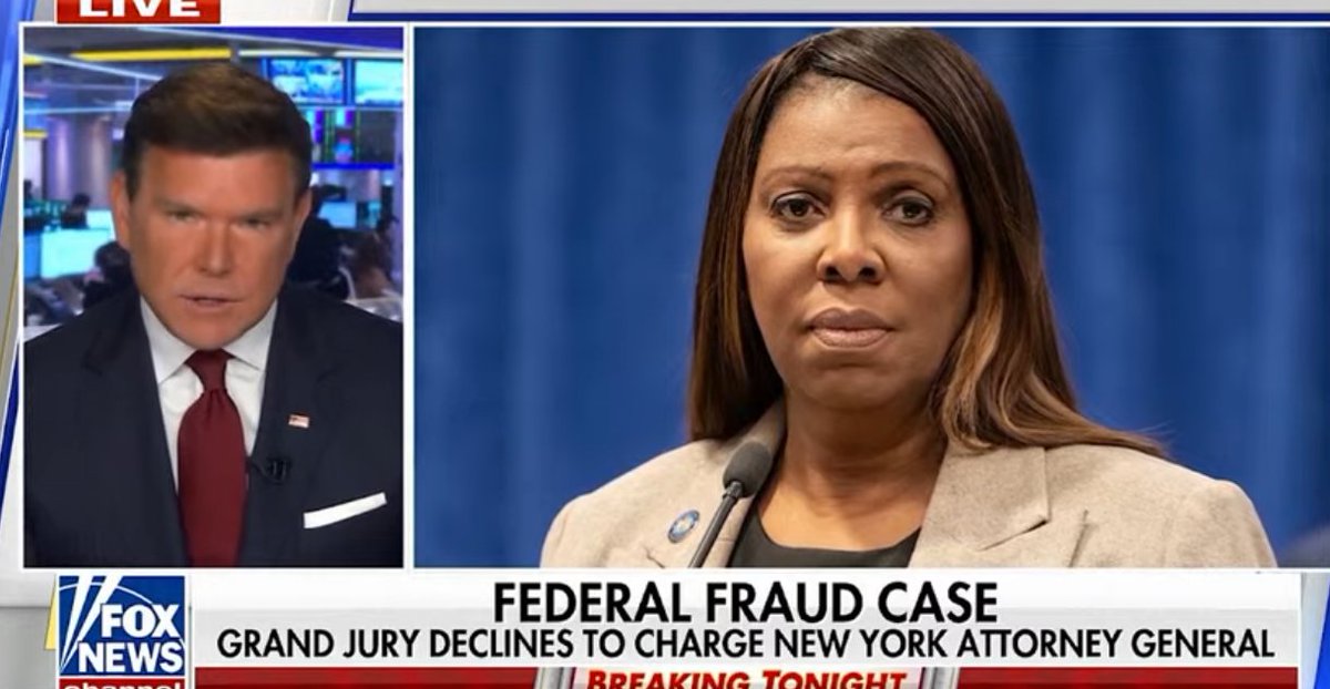 9Joe9's tweet image. FoxNews: Grand jury declines criminal charges against mortgage fraudster @NewYorkStateAG James

#nullification