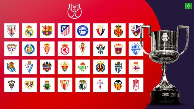 Uno de estos 32 equipos ganará la Copa del Rey 2025/26

Dos de estos equipos estarán en la Supercopa de España 2026/27

Uno de estos equipos jugará la Europa League 2026/27

❤️ MG si tu equipo puede ser uno de ellos.