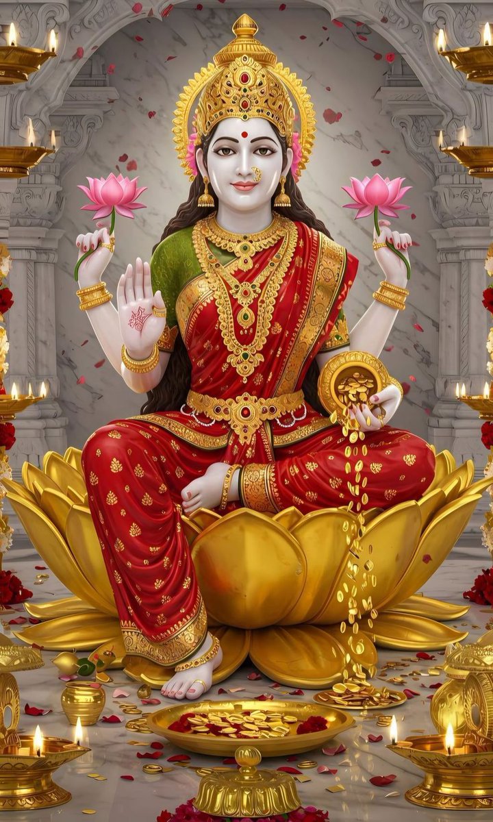 जय माँ लक्ष्मी 🙏💛

महालक्ष्मी की अनंत कृपा प्रेम, शांति और समृद्धि बनाए रखे। हर काम में सफलता और हर रिश्ते में मिठास मिले।

शुभ लाभ 🌺 l ओम श्रीं श्रीये नमः 🌸 l  शुभ प्रभात