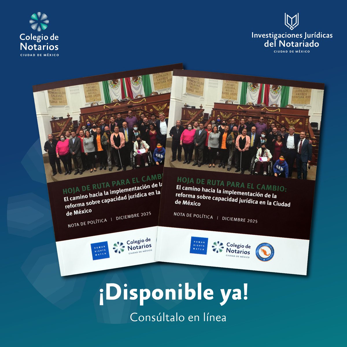 IIJNoficial's tweet photo. 📖 "Hoja de ruta para el cambio", sobre la reforma al Código Civil 2024 y capacidad jurídica.
Consúltalo en línea:
🔗 Enlace: https://t.co/lm2qfOueQk
#CapacidadJurídica #CNCDMX #IIJN #DerechosHumanos #CodigoCivil https://t.co/7KXOGN5Fcw