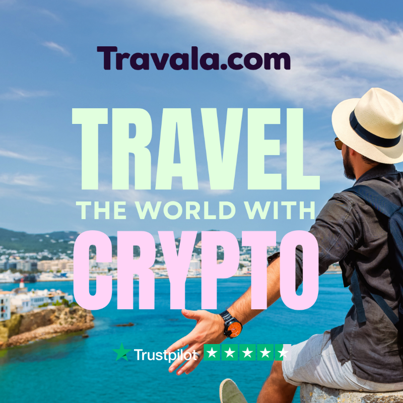 travalacom's tweet photo. Book with crypto on 3M+ hotels, flights &amp; activities worldwide | wallet ➡️ wallet