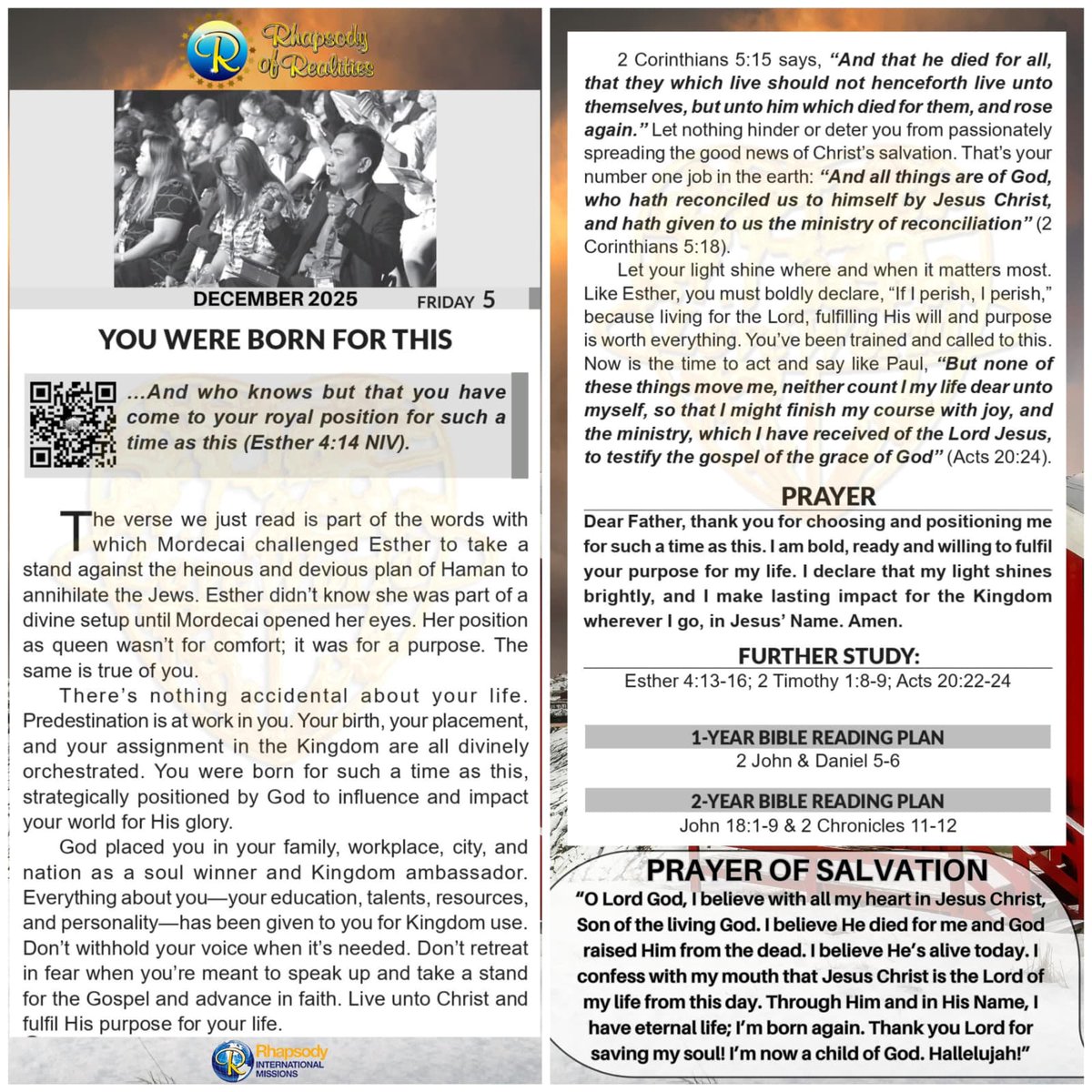 <a href="/WhiteHouse/">The White House</a> This was foretold in the Scriptures and the one who ordained this to happen has a plan for your life. #ILivePurposefully