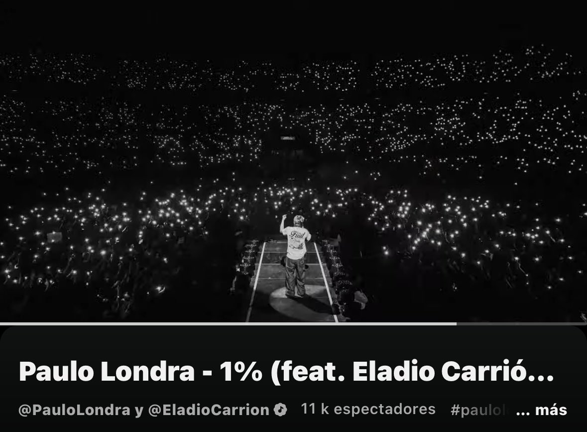 AAAAAAAA QUE TEMAZO Y ENCIMA ESA PARTE, TE AMO PAULO😭🇲🇽
<a href="/PauloLondra/">Paulyrics</a>  UNO PORCIENTO OUT NOW