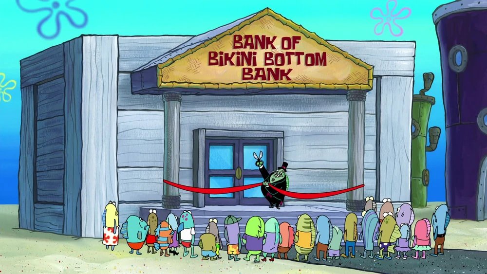 Trijosh1's tweet photo. Here's to the Bank of Bikini Bottom Bank! 🏦
#InternationalDayOfBanks #InternationalDayOfBanks2025 #IDOB #IDOB2025 #HappyInternationalDayOfBanks #HappyInternationalDayOfBanks2025 @Nickelodeon #Nickelodeon #SpongeBobSquarePants https://t.co/xEs5rJxdFR