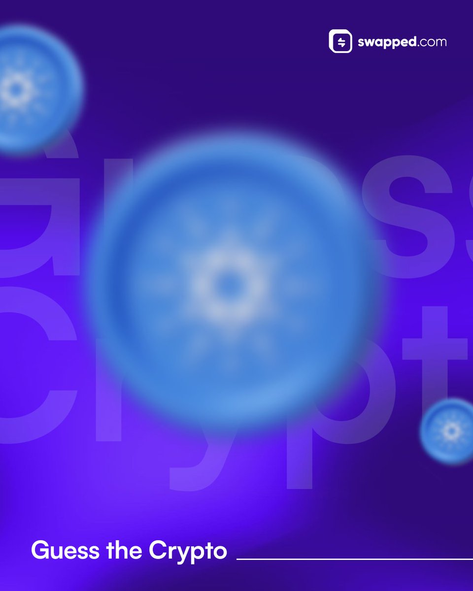 Can you guess the crypto without cheating? 

One random person who gets it right wins $50!

RT + reply with your answer to enter!