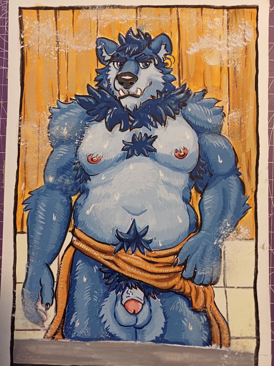 Pintura que llevaba como 2 años sin terminar hasta ahora 🐺