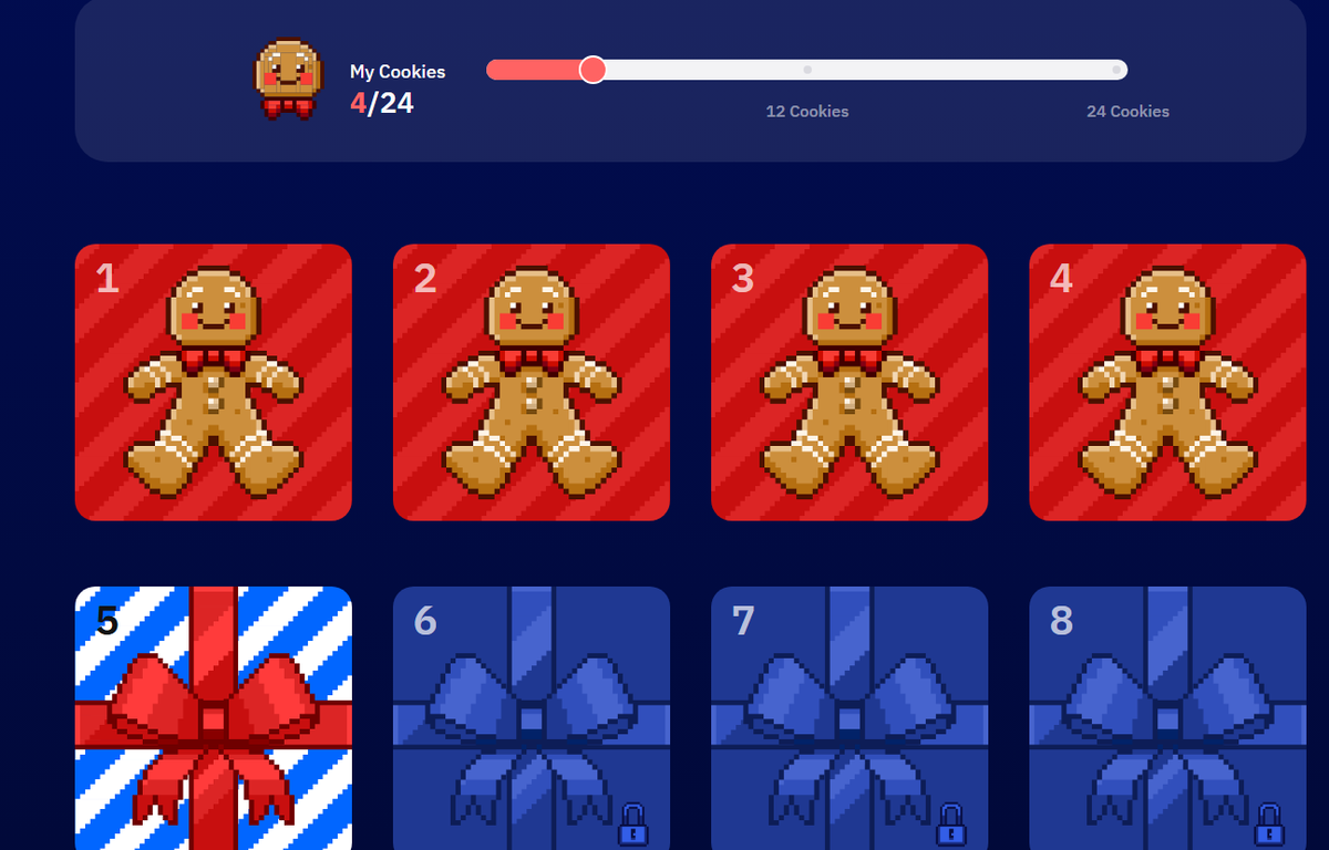 밈멕단 하이요 ~! <a href="/MemeCore_M/">MemeCore</a> 

요거 일퀘 느낌으로 하루 시작하기 좋더라구요.

그리고 연말 느낌나게 페이지 잘 꾸며놔서 하루 한 번씩 들리고 있습니다. ㅎㅎ

4일 차 퀘스트가 글쓰는거래요.